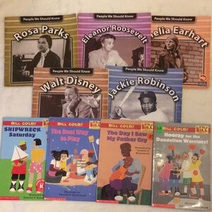 Bill Cosby little bill (set of 4) + people we should know books (set of 5)